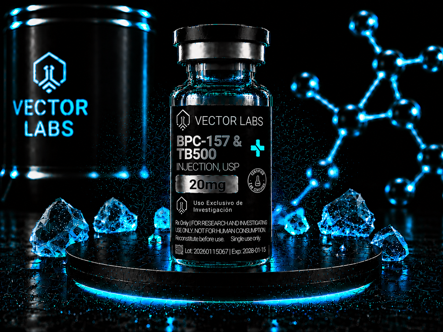 BPC-157 + TB500 Bundle Vector Labs Medellín