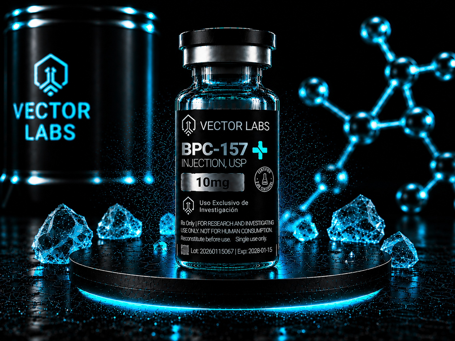 BPC-157 10mg Vector Labs Medellín