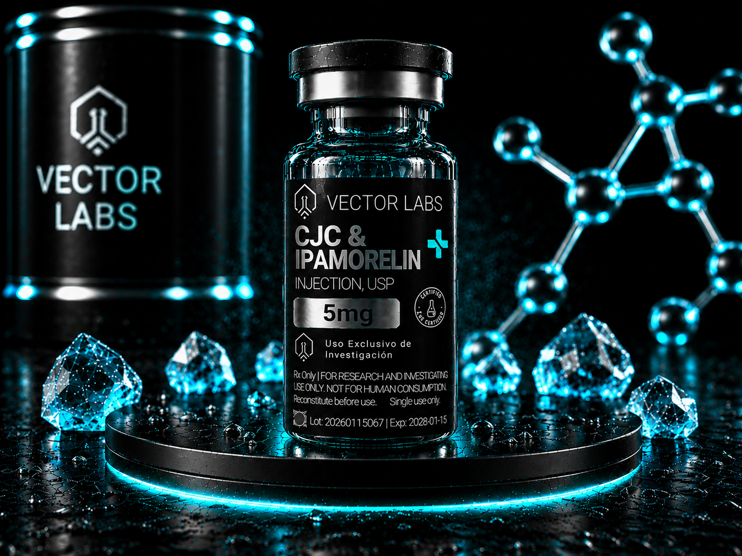 CJC IPAMORELIN BUNDLE Vector Labs