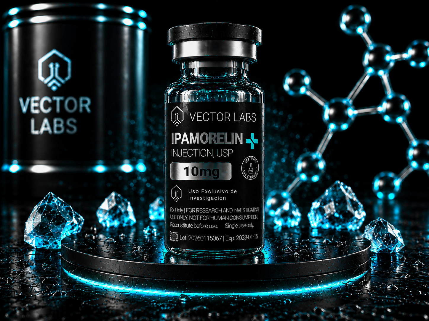 IPAMORELIN 10MG Vector Labs