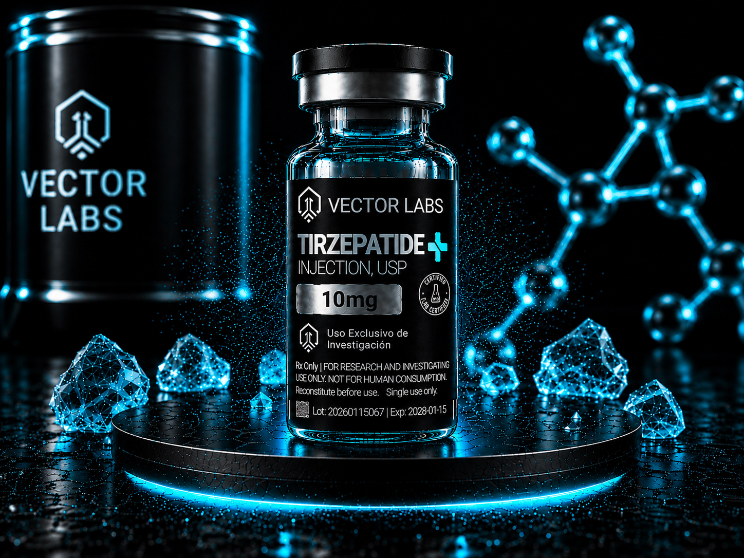 Tirzepatide 10mg Vector Labs