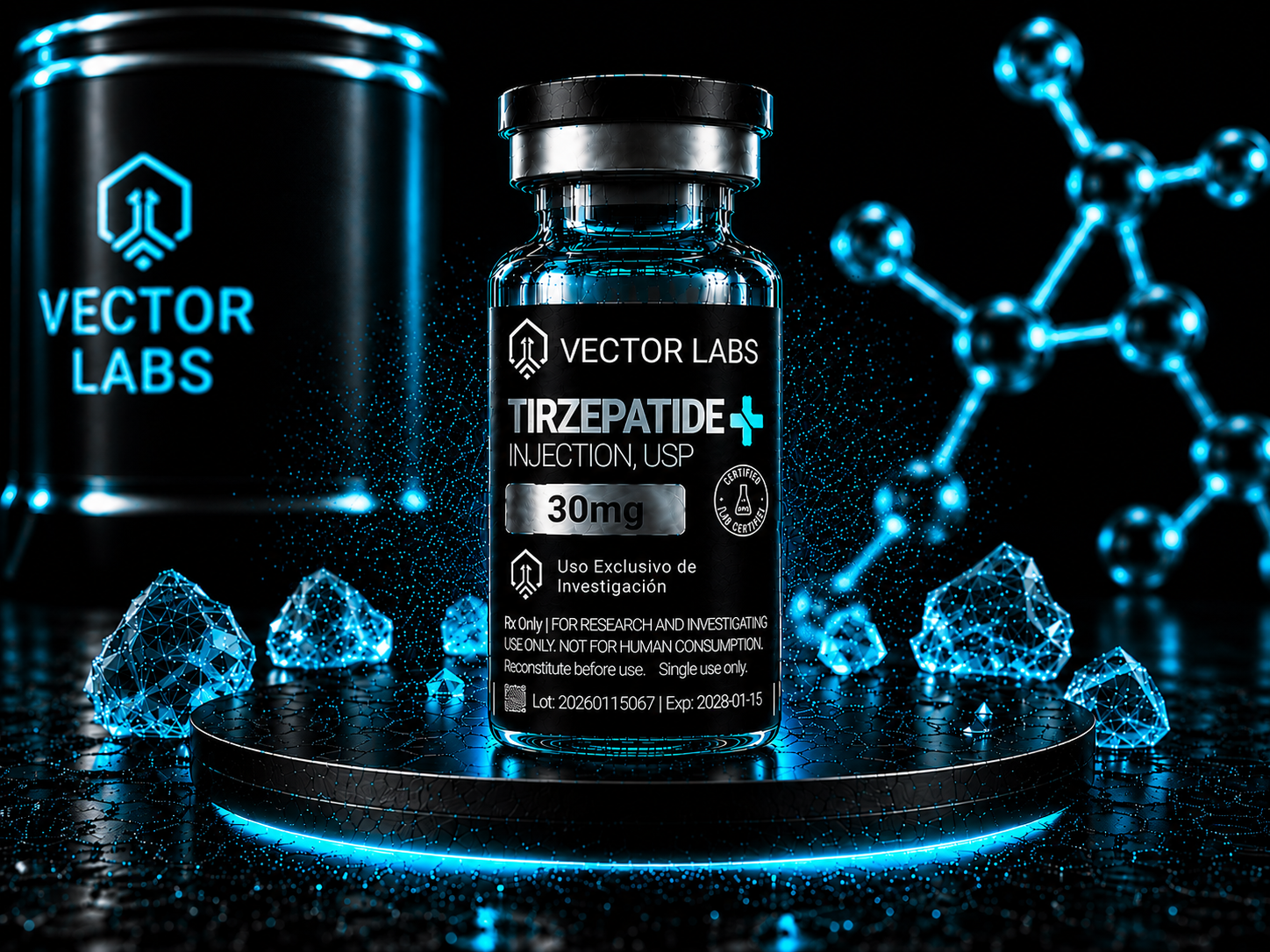 Tirzepatide 10mg Vector Labs Medellín